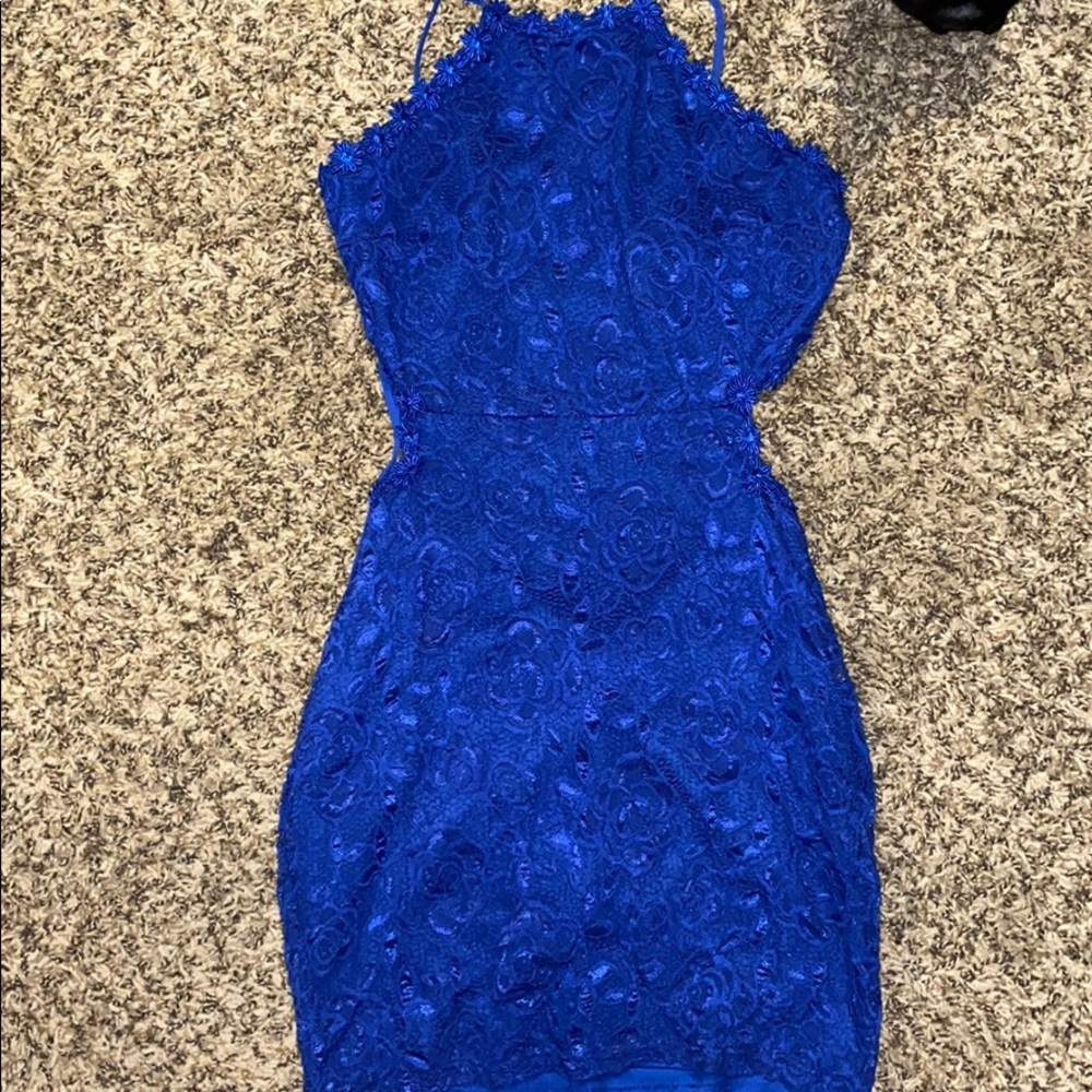 Blue dress